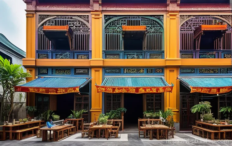 도시의 사회적 상호작용을 촉진하는 디자인 - **Lively Pedestrian Street with Cultural Activities in Vietnam:**
    "A dynamic and cheerful scene ...